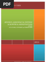Download 259 - AVIONICS AEROSPACE AND DEFENSE ACRONYMS AND ABBREVIATIONS Januar 2011 by Myrodis Athanassiou SN142763797 doc pdf