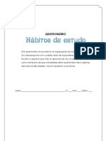 Questionario Habitos de Estudo PDF