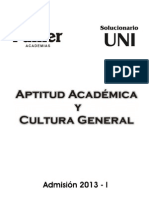 Solucionario Cultural General-Aptitud Academica 0