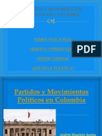Partidos y Movimientos Politicos en Colombia