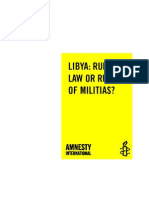 Relatorio Amnistia Libia