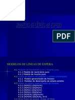 Modelos líneas espera Poisson servidor único