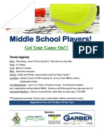 Middle School Flyer