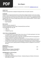 Download Sample Resume - international Business by travelerpat SN14280017 doc pdf