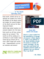 SOM Newsletter April - May2013 Blog