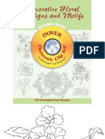 23197484 Dover Decorative Floral Designs and Motifs.