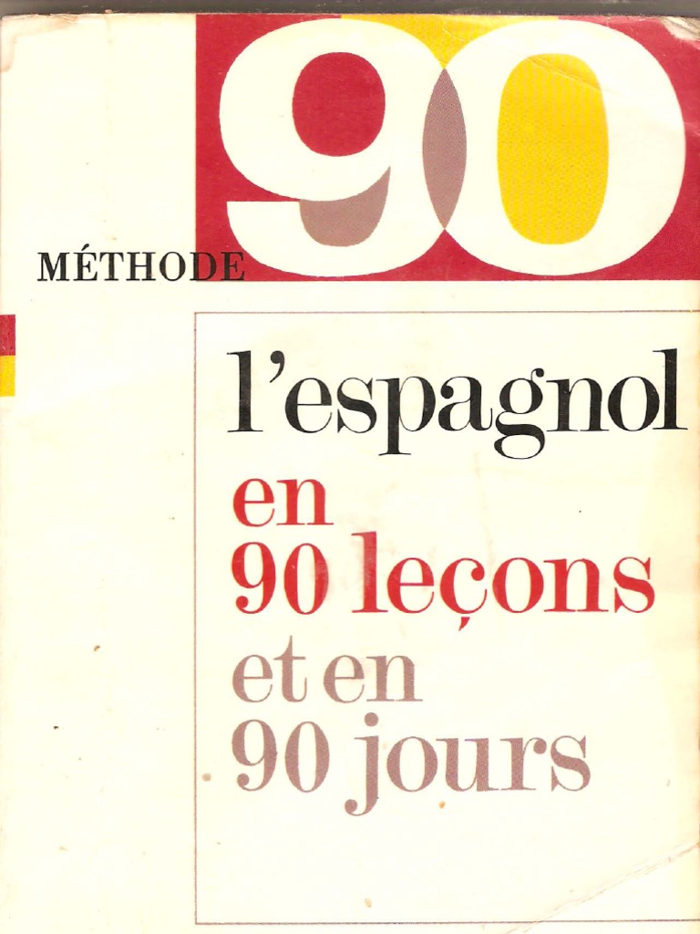 Cours D Espagnol Gratuit En 90 Leçons Pdf