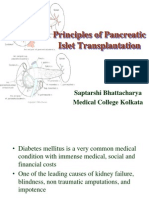 Principles of Pancreatic Islet Transplantation: Saptarshi Bhattacharya Medical College Kolkata