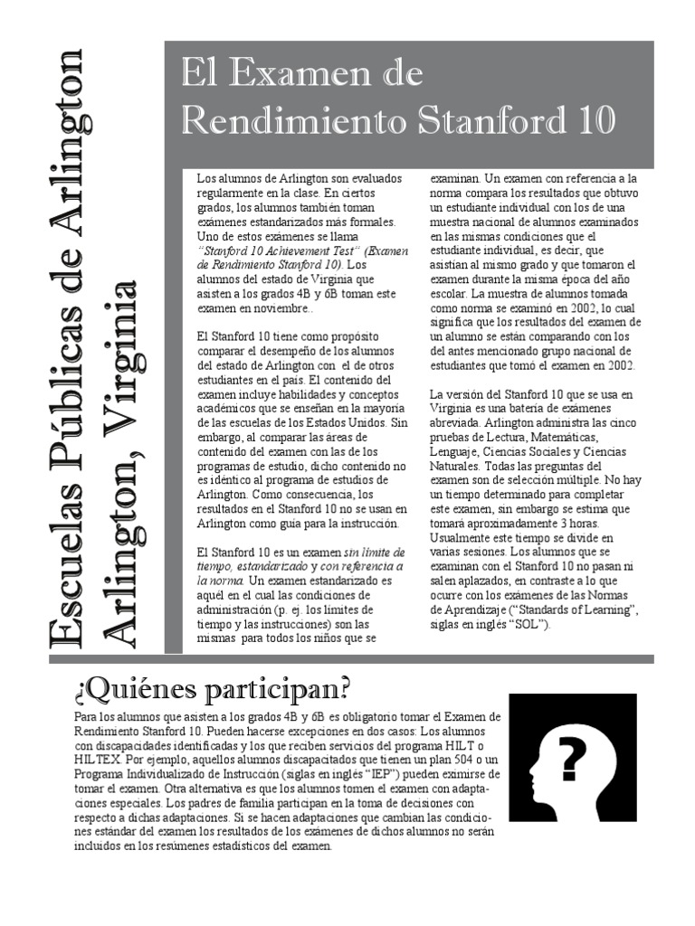 Test De Stanford-binet En Español Gratis