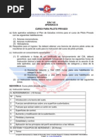 A Pensum Piloto Privado Avion