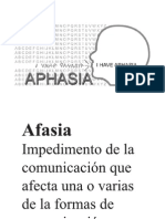 Aphasia Bookmark Spanish