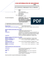 MSDS Urea