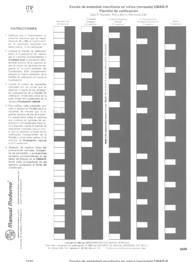CMAS R Plantilla | PDF | Estudios de idiomas extranjeros