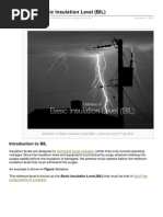 Definition of Basic Insulation Level BIL