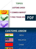 International Marketing, Customs Union, Free Trade Area, Common Market!!