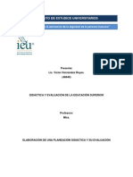 Planeación Didáctica y Evaluación