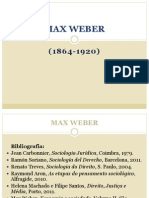 Sumário 8 Max Weber