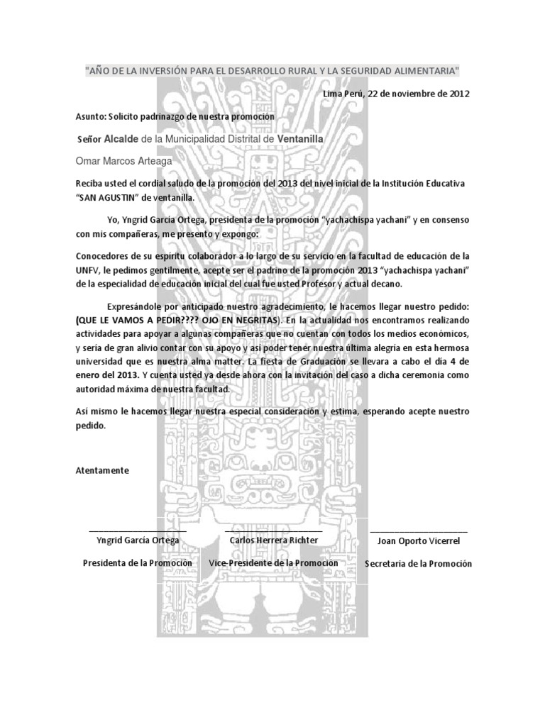 Solicitud promocion