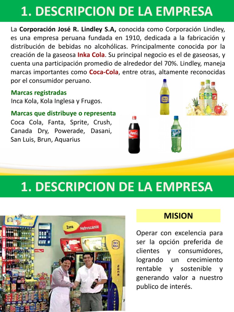 Corporación Lindley: Estrategia y Visión 2015 | PDF | Distribución ...