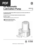 G3 Automatic Lubrication Pump: Instructions