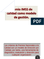 Modelos de Gestion y Premio IMSS