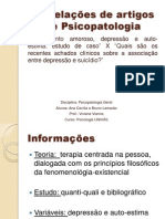 Correlações de artigos de Psicopatologia