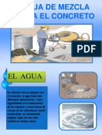 El Agua para Cemento