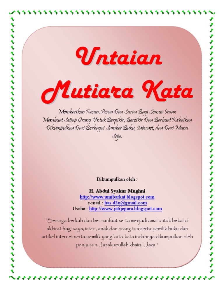 Untaian Mutiara Kata