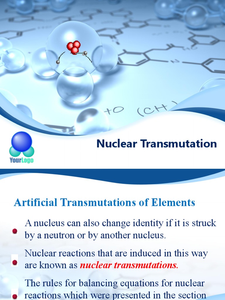 Artificial Nuclear Transmutation Explained | PDF | Radiation | Acute ...