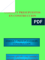 36892171 Costos y Presupuestos en Construccion