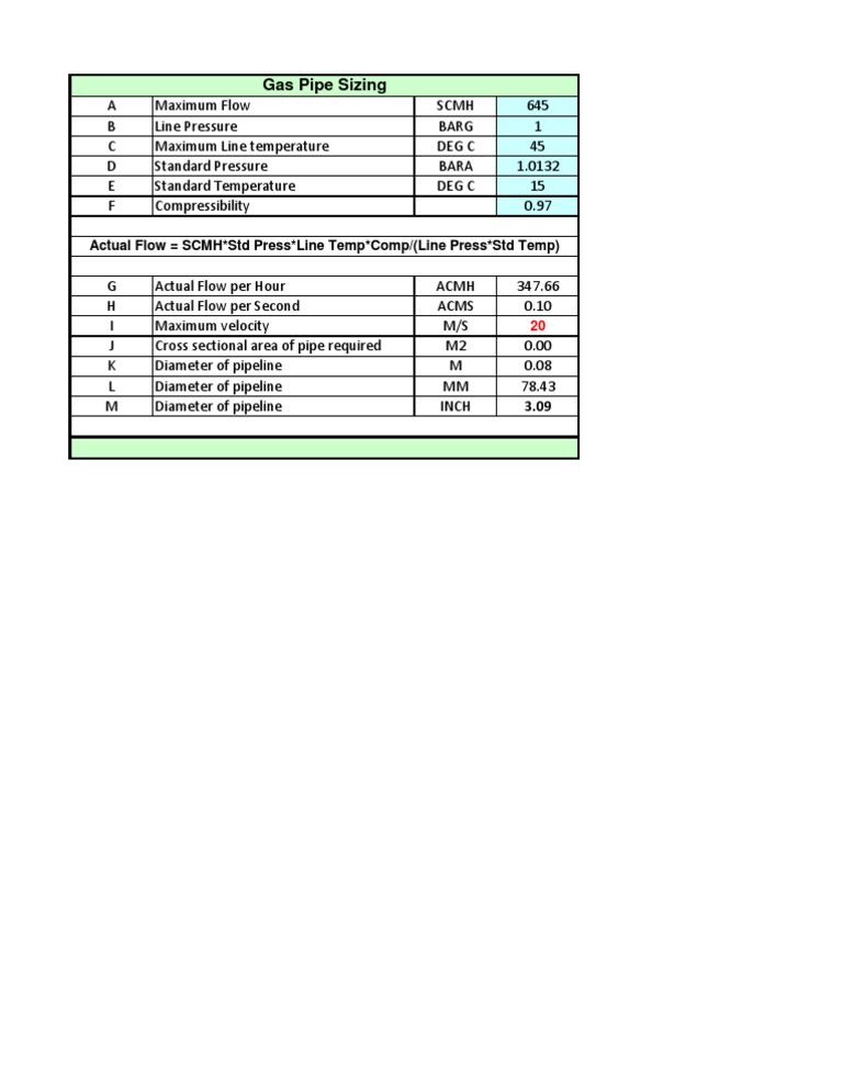 Gas Pipeline Sizing Specifications | PDF | Pipeline Transport | Pipe ...