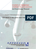 Mass & Balance and Perfomance