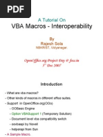 Download VBA Macros - Interoperability 380 by Rajesh Sola SN14291490 doc pdf