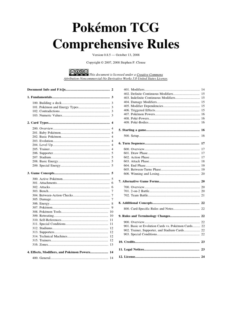 pokemon rulebook.pdf | Nintendo | Pokémon