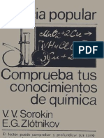 Comprueba Tus Conocimientos de Quimica PDF