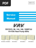 Download VRV Heat Pump Service Manual - Daikin SiUS39-601 by Panagiotis Mitilinios SN142925699 doc pdf