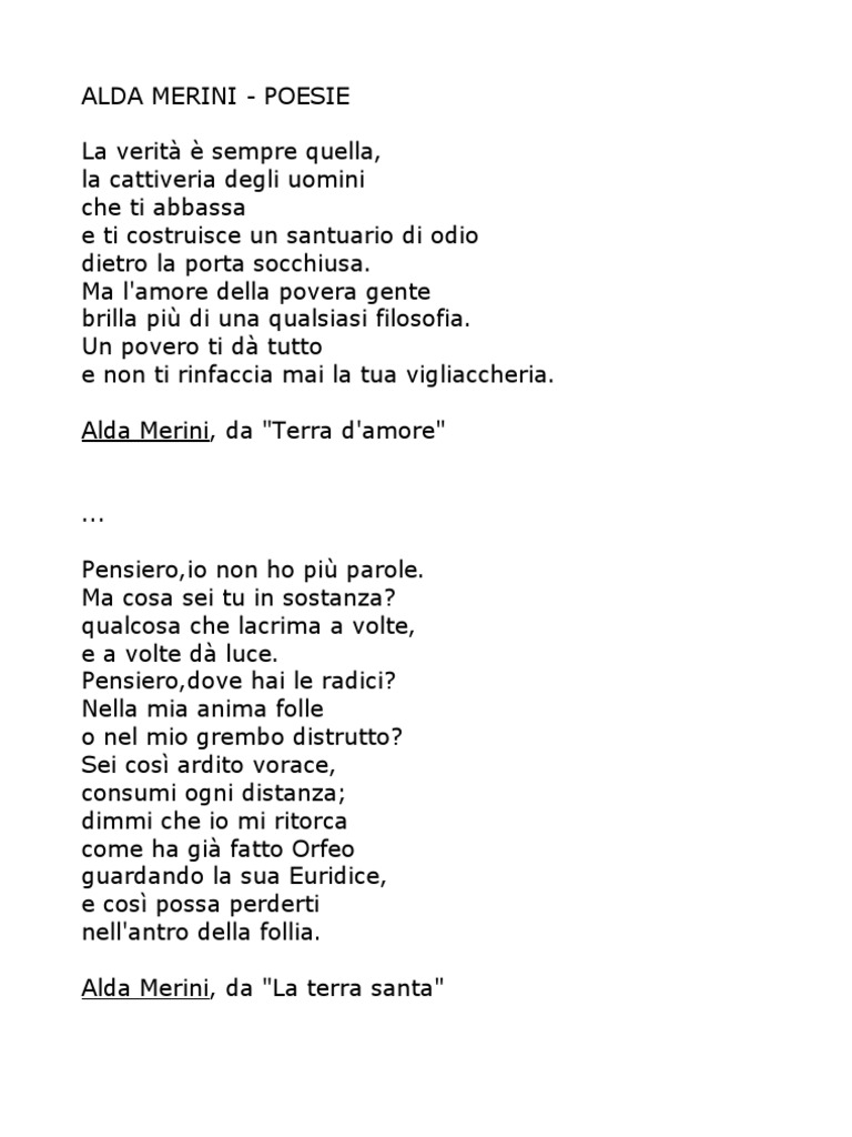 Alda Merini Poesie