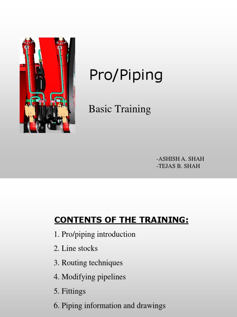 Pro/Piping Basic Training Guide | PDF | Home & Garden | Computers