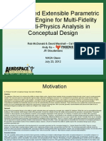 Advanced Parametric Geometry Engine for Multi-Fidelity Analysis in Conceptual Design