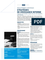 Strategies de Croissance Interne PDF