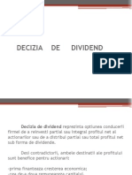 Decizia de Dividend