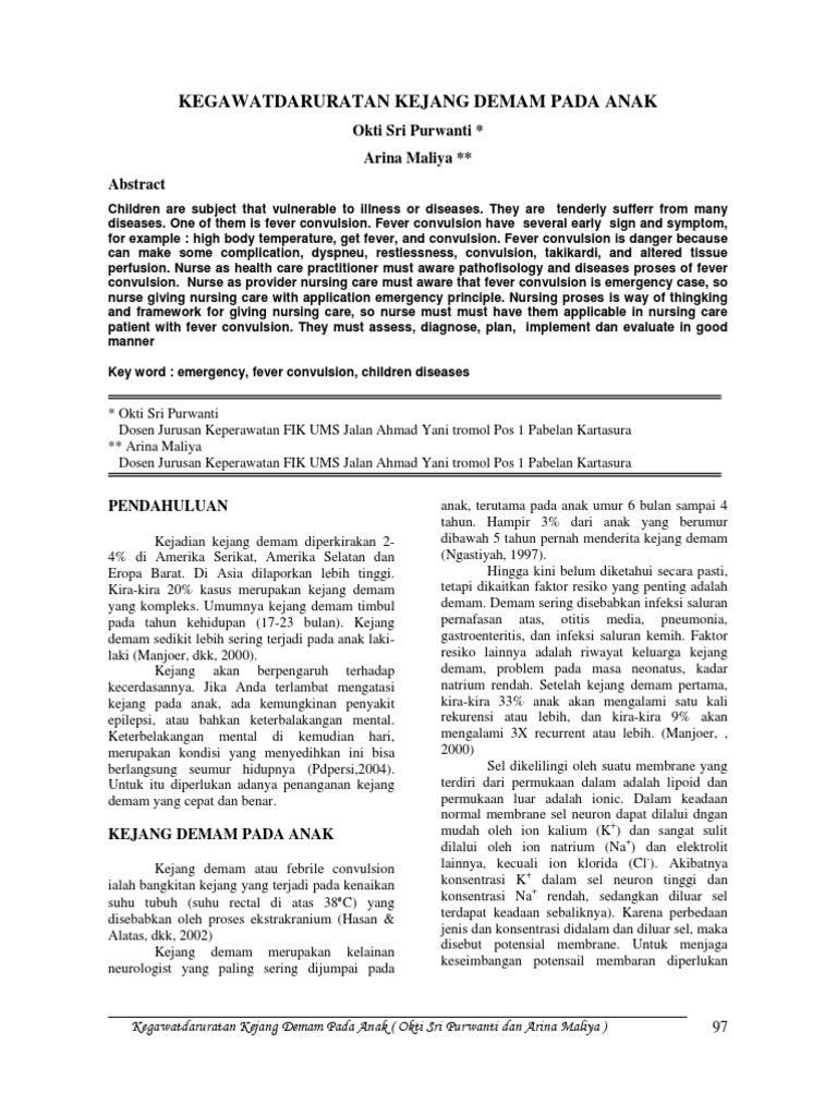 Kegawatan Kejang  Demam  Pada Anak Kegawatan Kejang  Demam  Pada Anak