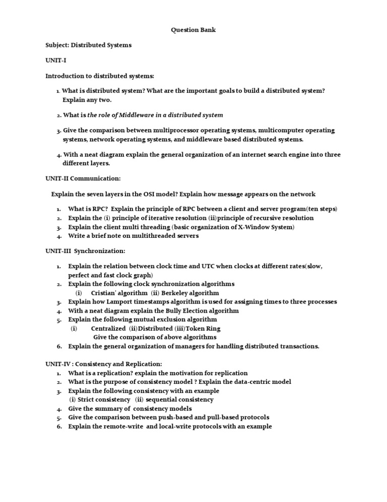 What Is Distributed System? What Are The Important Goals To Build A ...