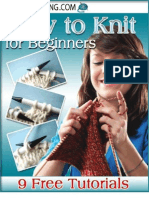 How to Knit for Beginners 9 Free Tutorials