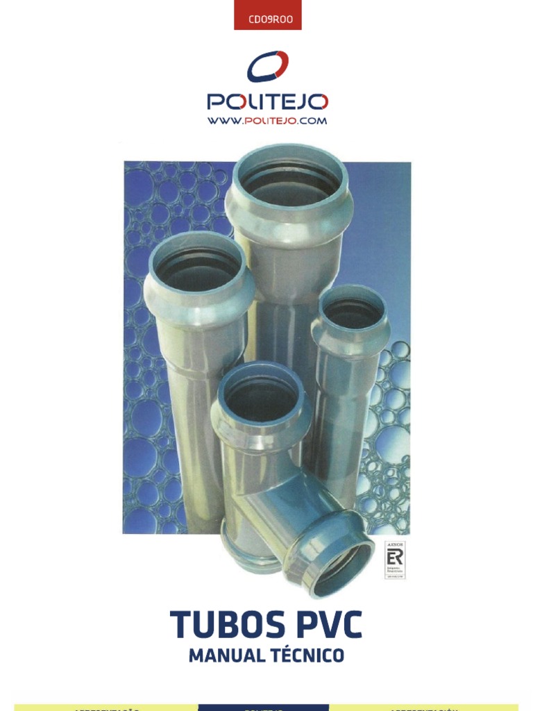 POLITEJO Catalogo Tecnico Comercial de Tubos PVC Águas Residuais