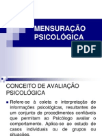MENSURAÇÃO PSICOLÓGICA