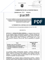 Decreto 1004 Del 21 de Mayo de 2013