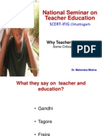 Teacher Education in India