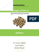 Changes of fats in germinating hemp