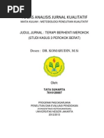 Download Analisis Jurnal Kualitatif-tata Suharta by Tata Suharta SN142987620 doc pdf